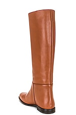 Etro Tall Boot in Brown, view 3, click to view large image.