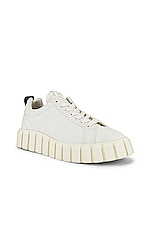 Eytys Odessa Canvas Sneaker in White, view 2, click to view large image.