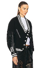 EZR Bomber Jacket in Black, view 2, click to view large image.