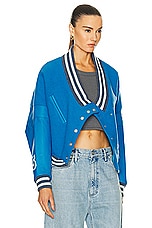 EZR Bomber Jacket in Cendre Blue, view 2, click to view large image.