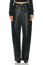 EZR Double Waistband Pant in Black, view 1, click to view large image.