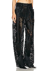 EZR Baggy Pant in Laser Cut Black, view 2, click to view large image.