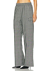EZR Sweatpant in Grey Plaid, view 3, click to view large image.