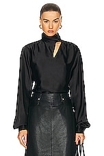 EZR Blouse in Black, view 1, click to view large image.