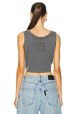 EZR Bralet Top in Grey, view 3, click to view large image.