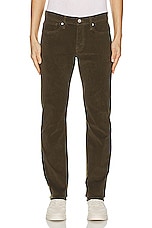 FRAME L'homme Slim Jean in Military Green, view 3, click to view large image.