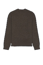 FRAME Wool Turtleneck Sweater in Mole, view 2, click to view large image.