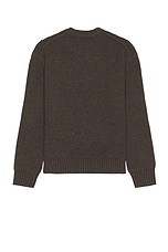 FRAME Wool Turtleneck Sweater in Mole, view 2, click to view large image.