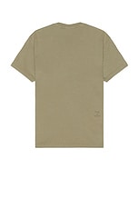 FRAME Duo Fold Tee in Dry Sage, view 2, click to view large image.