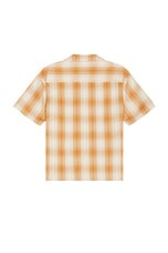 FRAME Baja Plaid Shirt in Rust, view 2, click to view large image.