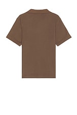 FRAME Polo in Soft Mocha, view 2, click to view large image.