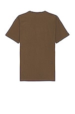 FRAME Tee in Mocha, view 2, click to view large image.
