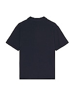 FRAME Duo Fold Polo in Navy, view 2, click to view large image.