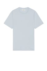 FRAME Duo Fold Tee in Ballad Blue, view 1, click to view large image.