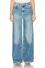 FRAME Le Jane Wide Leg in Varsity Blues, view 1, click to view large image.