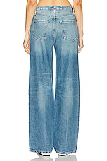 FRAME Le Jane Wide Leg in Varsity Blues, view 3, click to view large image.