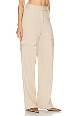 FRAME Cargo Pant in Sand, view 2, click to view large image.