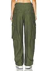 FRAME Wide Leg Cargo Pant in Poblano, view 3, click to view large image.