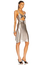 FANNIE SCHIAVONI Amira Dress in Silver, view 2, click to view large image.