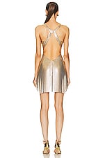 FANNIE SCHIAVONI Amira Dress 2.0 in Gold, view 3, click to view large image.