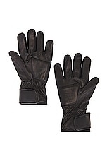 Fear of God Driver Gloves in Black, view 2, click to view large image.