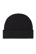 Fear of God Beanie in Black, view 2, click to view large image.