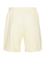 Fear of God Sweatshort in Lemon Cream, view 2, click to view large image.