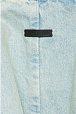 Fear of God Denim Stripe Shorts in Light Indigo, view 4, click to view large image.