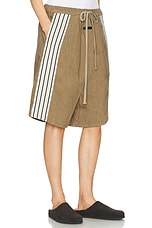 Fear of God Denim Stripe Shorts in Deer, view 2, click to view large image.