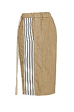 Fear of God Denim Stripe Shorts in Deer, view 3, click to view large image.