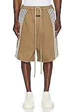 Fear of God Denim Stripe Shorts in Deer, view 5, click to view large image.