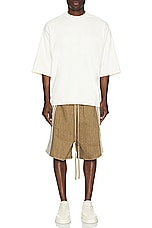 Fear of God Denim Stripe Shorts in Deer, view 6, click to view large image.