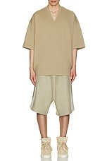 Fear of God Side Stripe Relaxed Short in Dune, view 6, click to view large image.