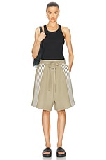 Fear of God Side Stripe Relaxed Short in Dune, view 6, click to view large image.