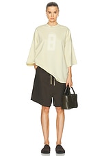 Fear of God Wool Canvas Relaxed Short in Mocha, view 6, click to view large image.