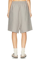 Fear of God Relaxed Short in Dove Grey, view 4, click to view large image.