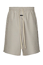 Fear of God Relaxed Short in Dove Grey, view 1, click to view large image.