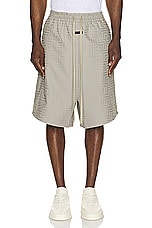 Fear of God Relaxed Short in Dove Grey, view 4, click to view large image.