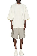 Fear of God Relaxed Short in Dove Grey, view 5, click to view large image.