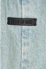 Fear of God Denim Stripe Forum Pant in Light Indigo, view 5, click to view large image.