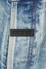 Fear of God Straight 5 Pocket in Light Indigo, view 3, click to view large image.