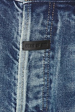 Fear of God Straight 5 Pocket in Medium Indigo, view 3, click to view large image.