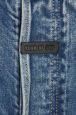 Fear of God Relaxed 5 Pocket in Medium Indigo, view 3, click to view large image.