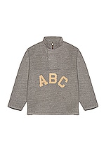 Fear of God ABC Pullover in Dark Heather Grey, view 1, click to view large image.