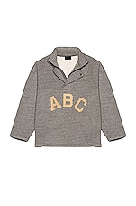 Fear of God ABC Pullover in Dark Heather Grey, view 2, click to view large image.
