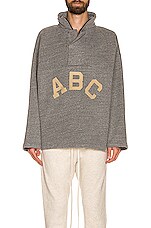 Fear of God ABC Pullover in Dark Heather Grey, view 4, click to view large image.