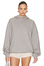 Fear of God Eternal Hoodie in Warm Heather Grey, view 1, click to view large image.