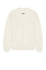 Fear of God Eternal Sweater in warm heather oatmeal, view 2, click to view large image.