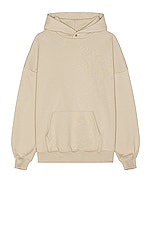 Fear of God Eternal Hoodie in dusty beige, view 1, click to view large image.