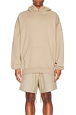 Fear of God Eternal Hoodie in dusty beige, view 4, click to view large image.